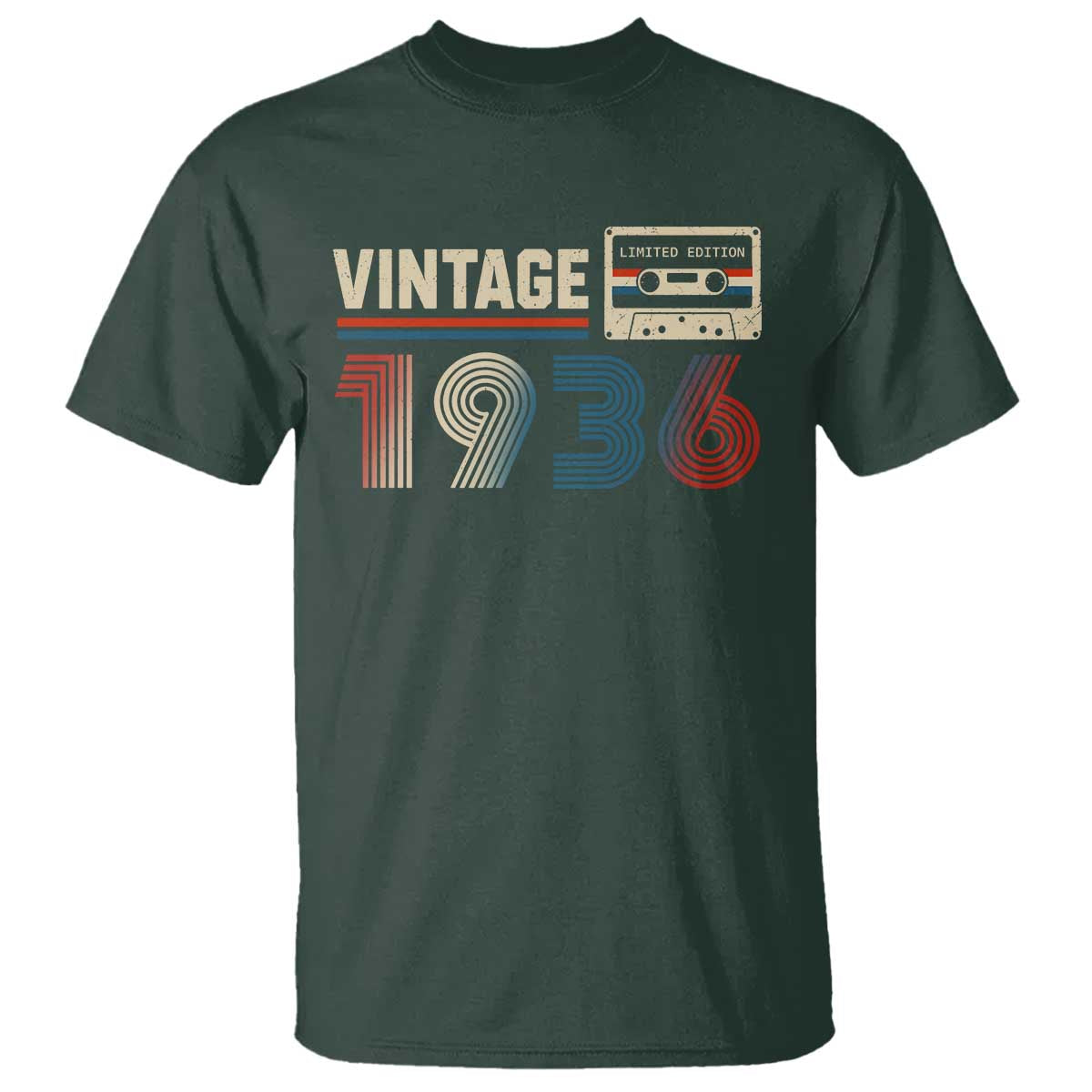 Vintage 1936 90th Birthday Gifts T Shirt 90 Year Old Favors
