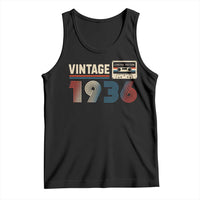 Vintage 1936 90th Birthday Gifts Tank Top 90 Year Old Favors