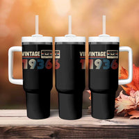 Vintage 1936 90th Birthday Gifts Tumbler With Handle 90 Year Old Favors