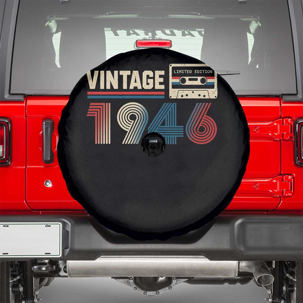 Vintage 1946 80th Birthday Gifts Spare Tire Cover 80 Year Old Favors