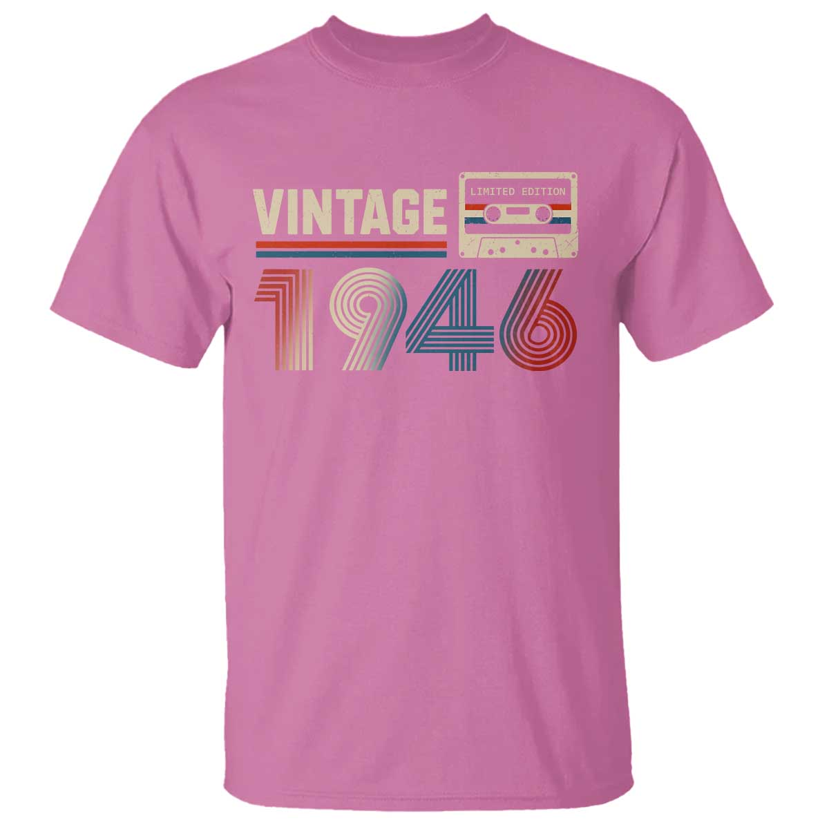 Vintage 1946 80th Birthday Gifts T Shirt 80 Year Old Favors