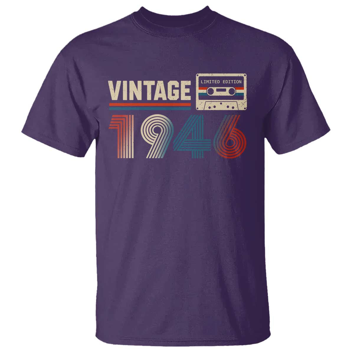 Vintage 1946 80th Birthday Gifts T Shirt 80 Year Old Favors