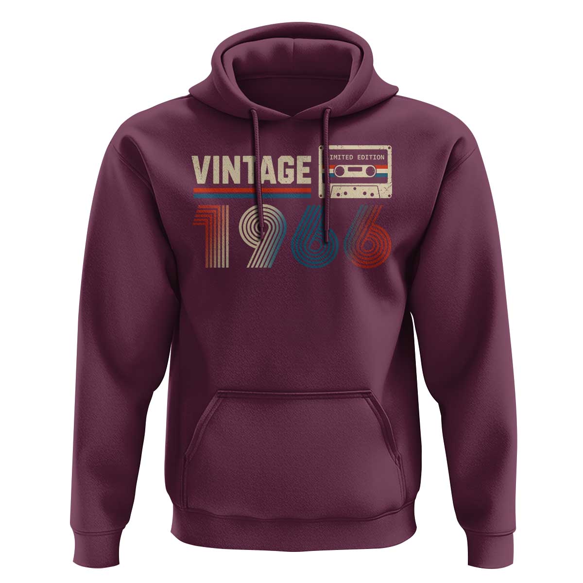 Vintage 1966 60th Birthday Gifts Hoodie 60 Year Old Favors