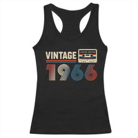 Vintage 1966 60th Birthday Gifts Racerback Tank Top 60 Year Old Favors