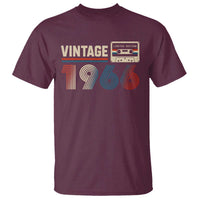 Vintage 1966 60th Birthday Gifts T Shirt 60 Year Old Favors