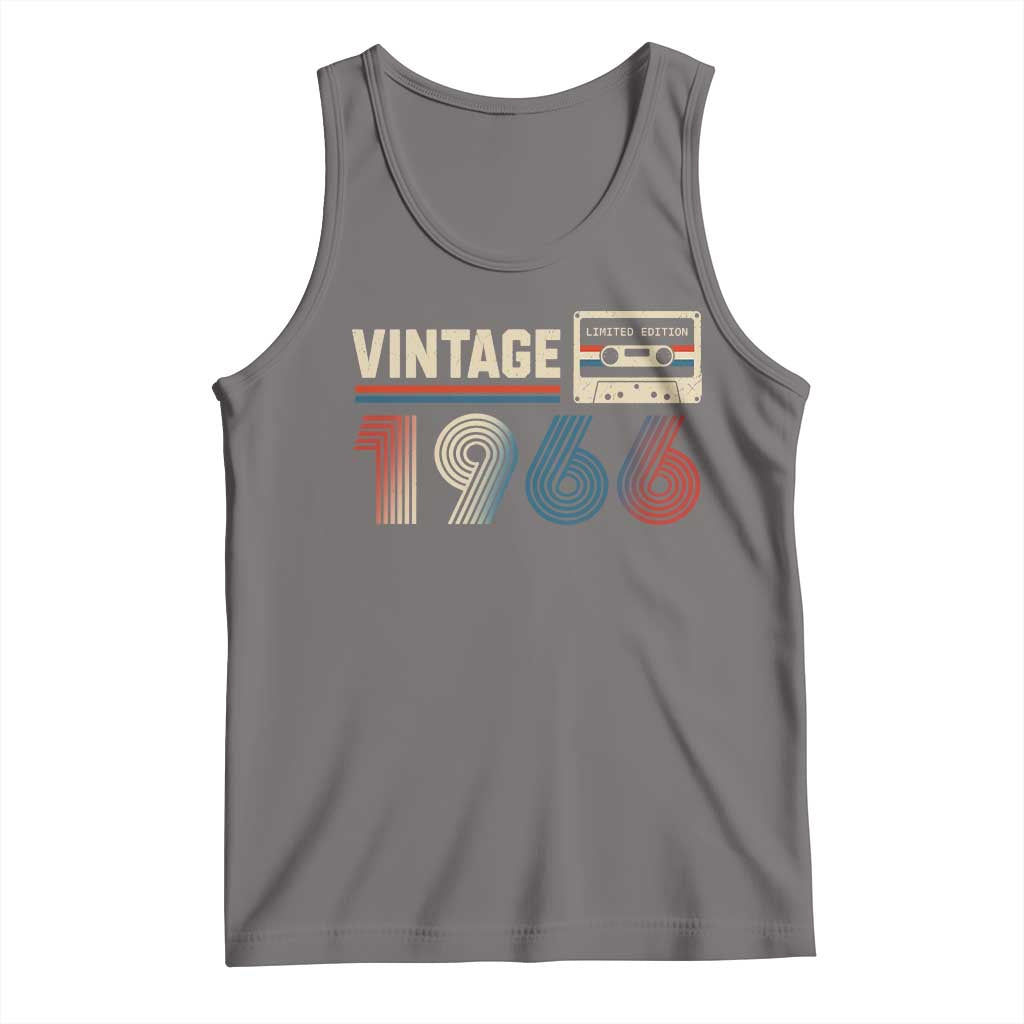Vintage 1966 60th Birthday Gifts Tank Top 60 Year Old Favors