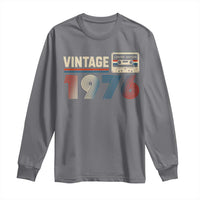 Vintage 1976 50th Birthday Gifts Long Sleeve Shirt 50 Year Old Favors