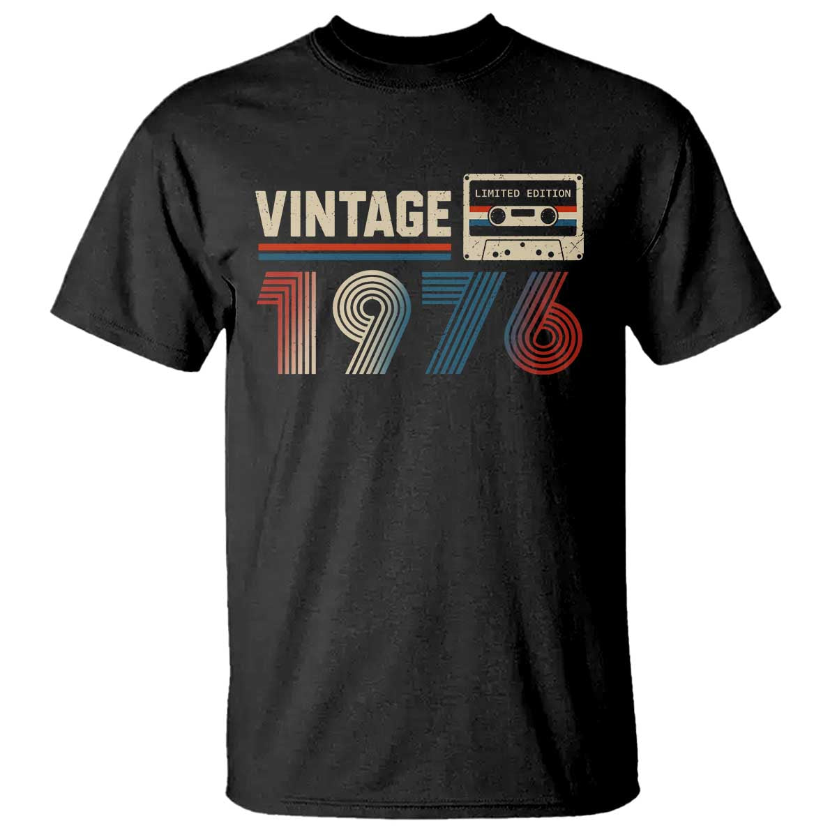 Vintage 1976 50th Birthday Gifts T Shirt 50 Year Old Favors