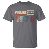 Vintage 1976 50th Birthday Gifts T Shirt 50 Year Old Favors