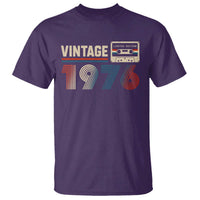 Vintage 1976 50th Birthday Gifts T Shirt 50 Year Old Favors