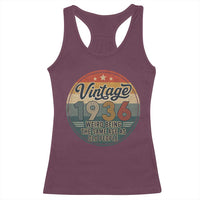 Vintage 1936 90th Birthday Racerback Tank Top 90 Year Old Gift Weird Being the Same Age as Old People