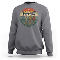 Vintage 1946 80th Birthday Sweatshirt 80 Year Old Gift Weird Being the Same Age as Old People