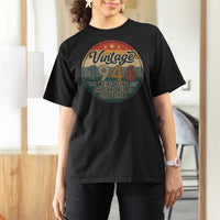 Vintage 1946 80th Birthday T Shirt For Women 80 Year Old Gift Weird Being the Same Age as Old People