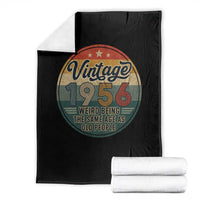 Vintage 1956 70th Birthday Throw Blanket 70 Year Old Gift Weird Being the Same Age as Old People