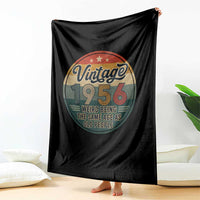 Vintage 1956 70th Birthday Throw Blanket 70 Year Old Gift Weird Being the Same Age as Old People
