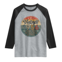 Vintage 1956 70th Birthday Raglan Shirt 70 Year Old Gift Weird Being the Same Age as Old People