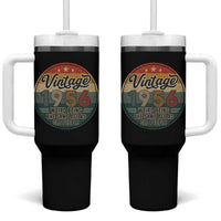 Vintage 1956 70th Birthday Tumbler With Handle 70 Year Old Gift Weird Being the Same Age as Old People