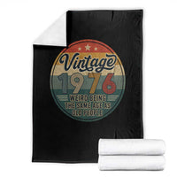 Vintage 1976 50th Birthday Throw Blanket 50 Year Old Gift Weird Being the Same Age as Old People