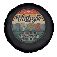 Vintage 1976 50th Birthday Spare Tire Cover 50 Year Old Gift Weird Being the Same Age as Old People