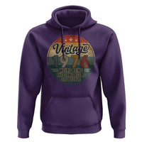 Vintage 1976 50th Birthday Hoodie 50 Year Old Gift Weird Being the Same Age as Old People