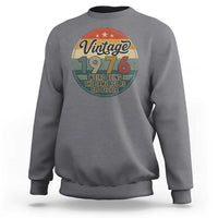 Vintage 1976 50th Birthday Sweatshirt 50 Year Old Gift Weird Being the Same Age as Old People