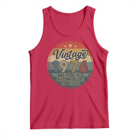 Vintage 1976 50th Birthday Tank Top 50 Year Old Gift Weird Being the Same Age as Old People