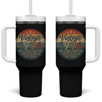 Vintage 1976 50th Birthday Tumbler With Handle 50 Year Old Gift Weird Being the Same Age as Old People