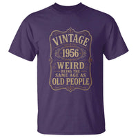 70th Birthday T Shirt Vintage 70yr 1956 70 Year Old Gift Weird Being the Same Age as Old People
