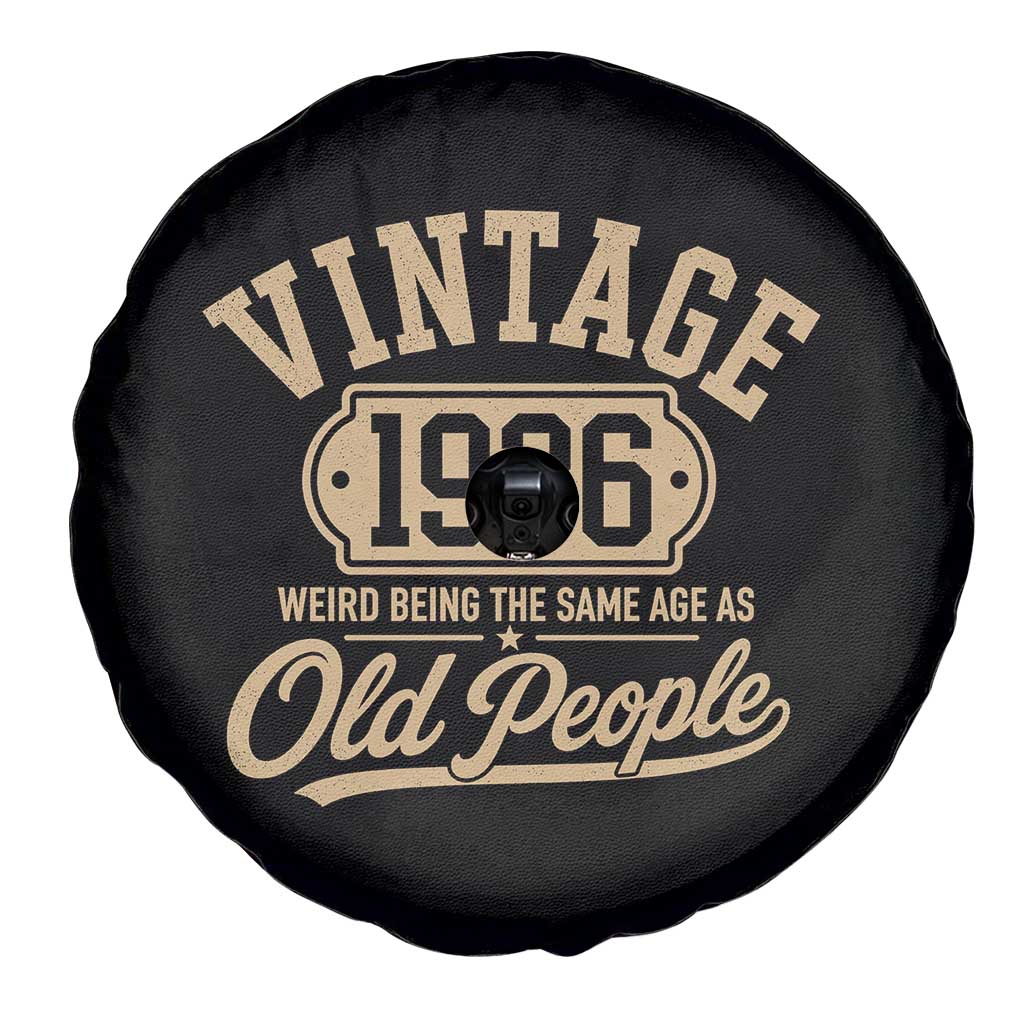 90th Birthday Spare Tire Cover Vintage 1936 90 Year Old Gift Weird Being the Same Age as Old People