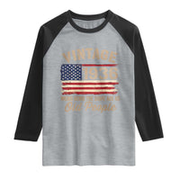 90th Birthday Raglan Shirt Vintage 1936 Weird Being the Same Age as Old People USA Flag