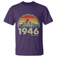 80th Birthday T Shirt Vintage 1946 Weird Being the Same Age as Old People 80 Year Old Gift