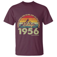 70th Birthday T Shirt Vintage 1956 Weird Being the Same Age as Old People 70 Year Old Gift