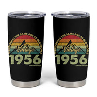 70th Birthday Tumbler Cup Vintage 1956 Weird Being the Same Age as Old People 70 Year Old Gift