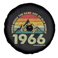 60th Birthday Spare Tire Cover Vintage 1966 Weird Being the Same Age as Old People 60 Year Old Gift