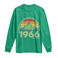 60th Birthday Long Sleeve Shirt Vintage 1966 Weird Being the Same Age as Old People 60 Year Old Gift