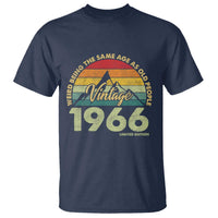 60th Birthday T Shirt Vintage 1966 Weird Being the Same Age as Old People 60 Year Old Gift