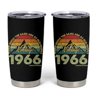 60th Birthday Tumbler Cup Vintage 1966 Weird Being the Same Age as Old People 60 Year Old Gift