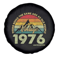 50th Birthday Spare Tire Cover Vintage 1976 Weird Being the Same Age as Old People 50 Year Old Gift