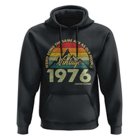 50th Birthday Hoodie Vintage 1976 Weird Being the Same Age as Old People 50 Year Old Gift