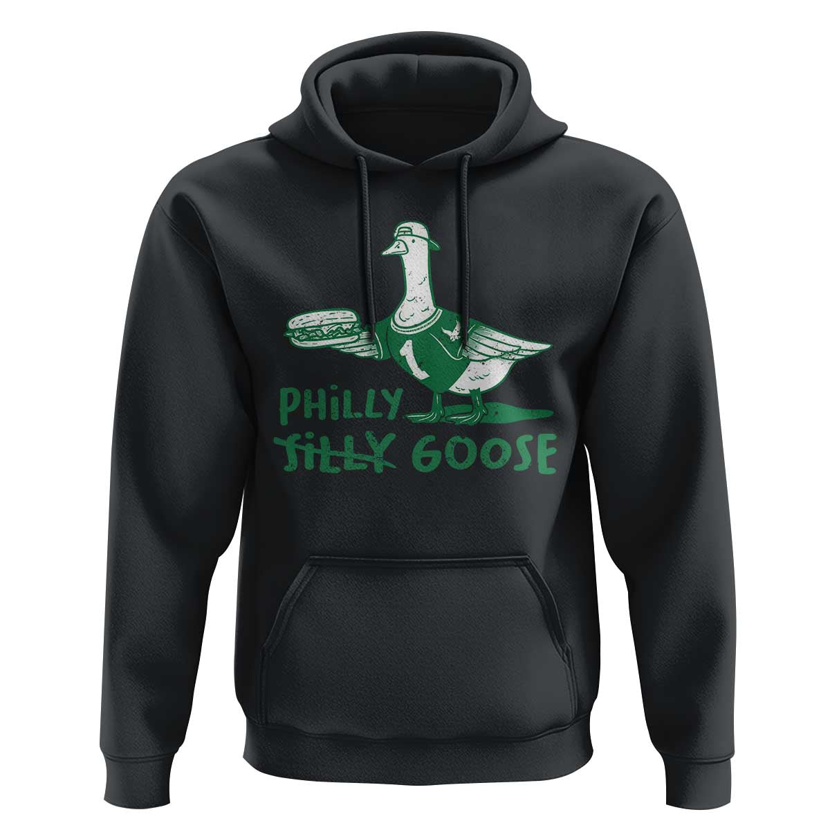 Philly Goose Hoodie Funny Philadelphia Fan Silly Gooses - Wonder Print Shop