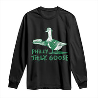 Philly Goose Long Sleeve Shirt Funny Philadelphia Fan Silly Gooses - Wonder Print Shop