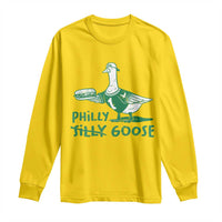 Philly Goose Long Sleeve Shirt Funny Philadelphia Fan Silly Gooses - Wonder Print Shop
