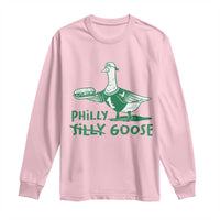Philly Goose Long Sleeve Shirt Funny Philadelphia Fan Silly Gooses - Wonder Print Shop