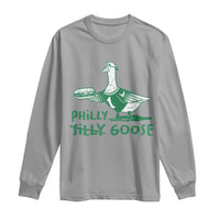 Philly Goose Long Sleeve Shirt Funny Philadelphia Fan Silly Gooses - Wonder Print Shop