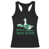 Philly Goose Racerback Tank Top Funny Philadelphia Fan Silly Gooses - Wonder Print Shop