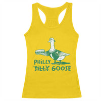 Philly Goose Racerback Tank Top Funny Philadelphia Fan Silly Gooses - Wonder Print Shop