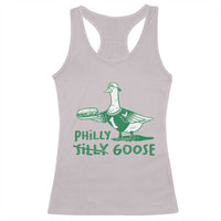 Philly Goose Racerback Tank Top Funny Philadelphia Fan Silly Gooses - Wonder Print Shop