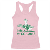 Philly Goose Racerback Tank Top Funny Philadelphia Fan Silly Gooses - Wonder Print Shop