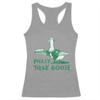 Philly Goose Racerback Tank Top Funny Philadelphia Fan Silly Gooses - Wonder Print Shop