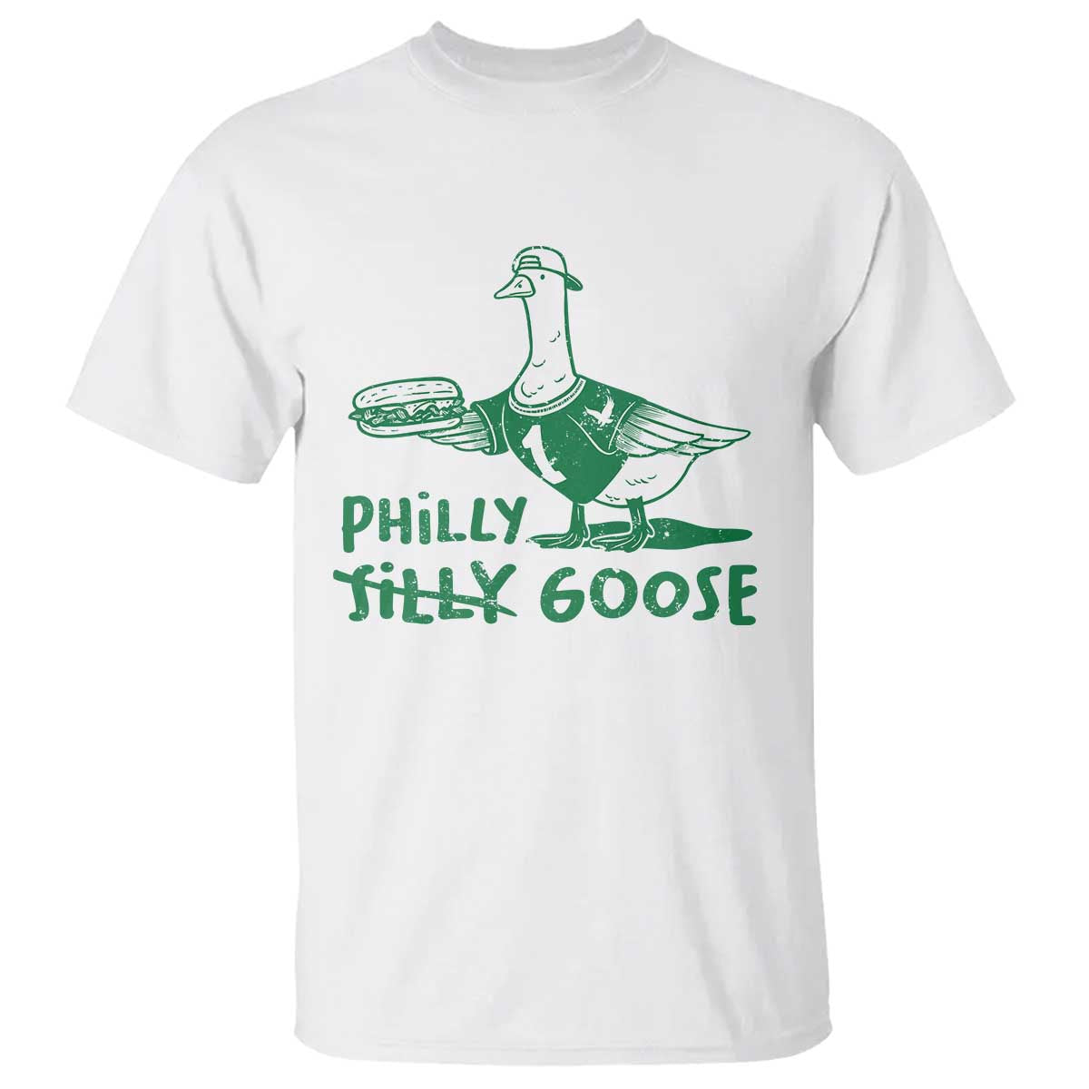 Philly Goose T Shirt Funny Philadelphia Fan Silly Gooses - Wonder Print Shop